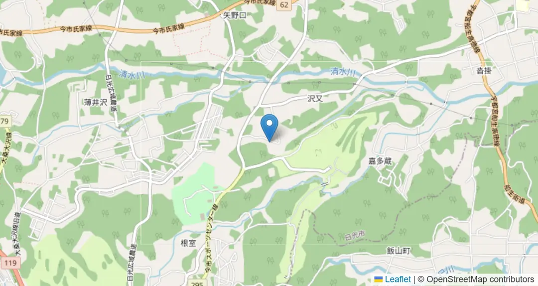 会場の地図（OpenStreetMap）
