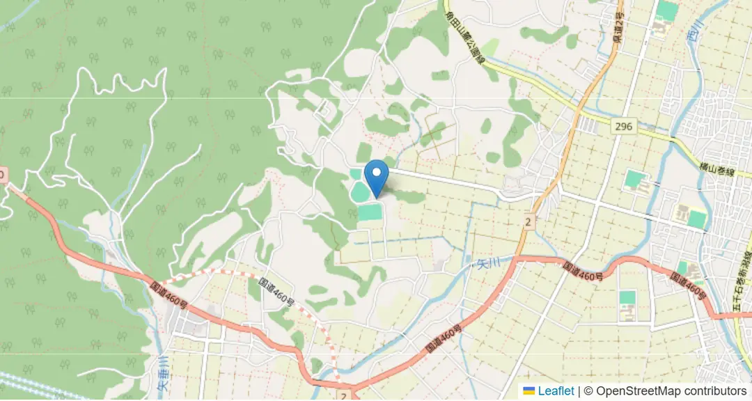 会場の地図（OpenStreetMap）