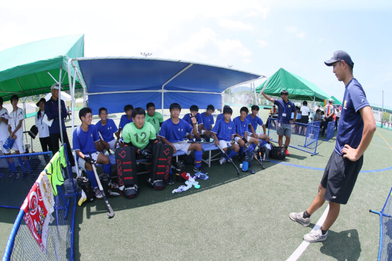 第55回 全日本中学生男子選手権大会 大会最終日 決勝戦 (HC HYOGO HEARTS vs 東原中学校) の様子 (2025/8/18) Photo by 佐藤茂樹
