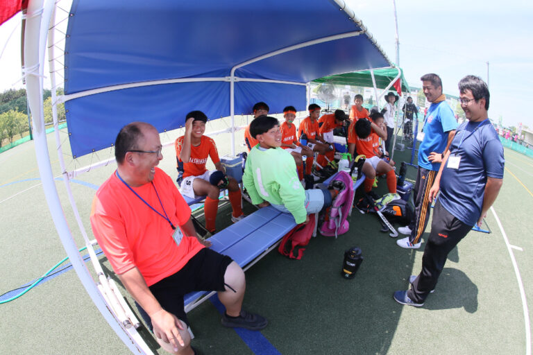 第55回 全日本中学生男子選手権大会 大会最終日 決勝戦 (HC HYOGO HEARTS vs 東原中学校) の様子 (2025/8/18) Photo by 佐藤茂樹