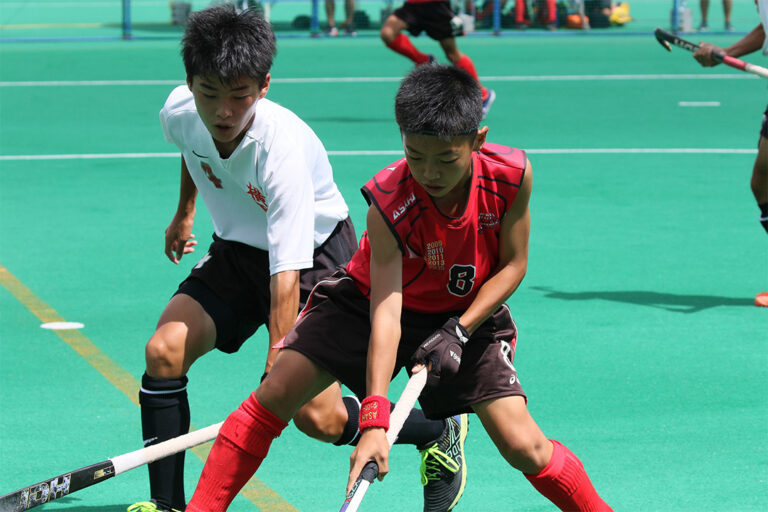 第52回 全日本中学生選手権大会 男子決勝戦 (横田中学校 vs 朝日中学校) の様子 (2022/8/22) Photo by 鈴崎哲夫
