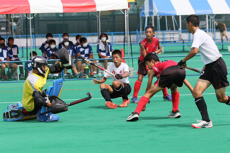 第52回 全日本中学生選手権大会 男子決勝戦 (横田中学校 vs 朝日中学校) の様子 (2022/8/22) Photo by 鈴崎哲夫
