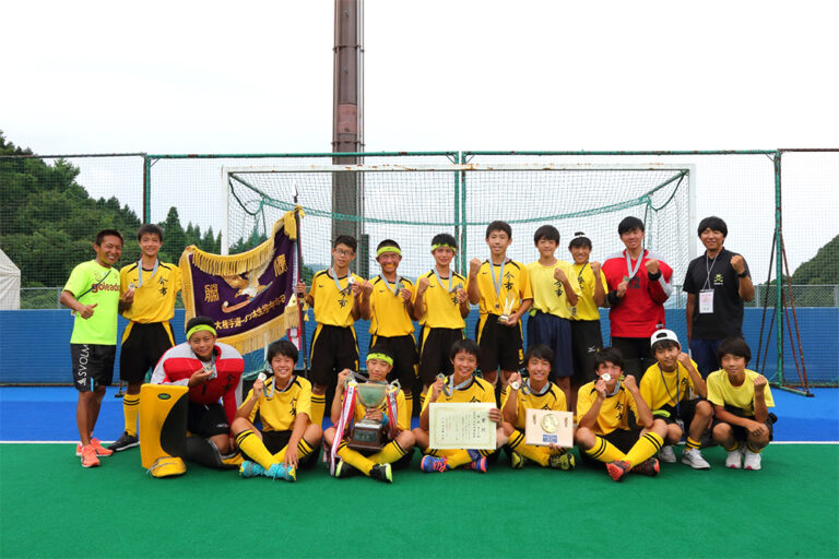 第47回 全日本中学生ホッケー選手権大会 優勝・日光市立今市中学校 (連覇・3回目) 2017/8/21 Photo by 西村卓