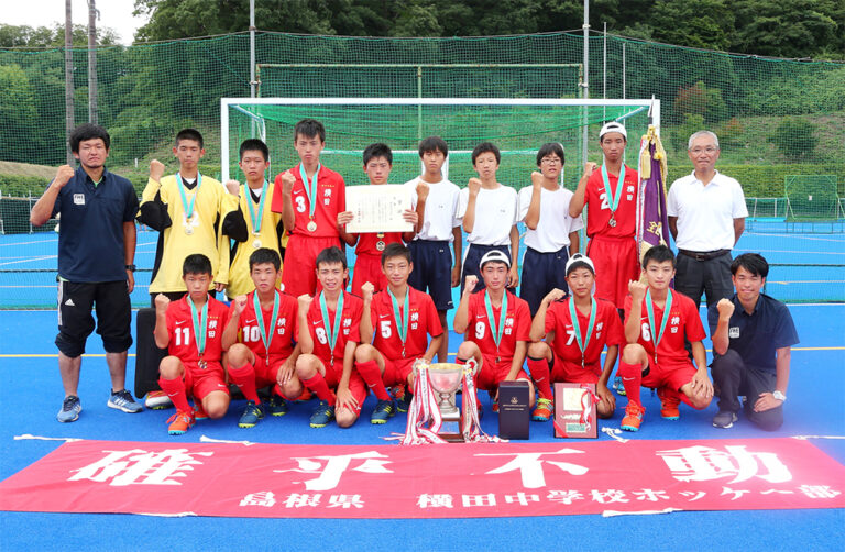 第48回 全日本中学生選手権大会 優勝・奥出雲町立横田中学校 (11年振り・6回目) 2018/8/20 Photo by 西村卓