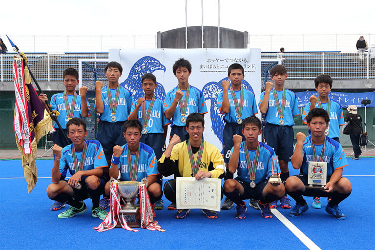 第49回 全日本中学生選手権大会 男子優勝・米原市立伊吹山中学校 (滋賀県・15年振り9回目) 2019/8/19 Photo by 西村卓