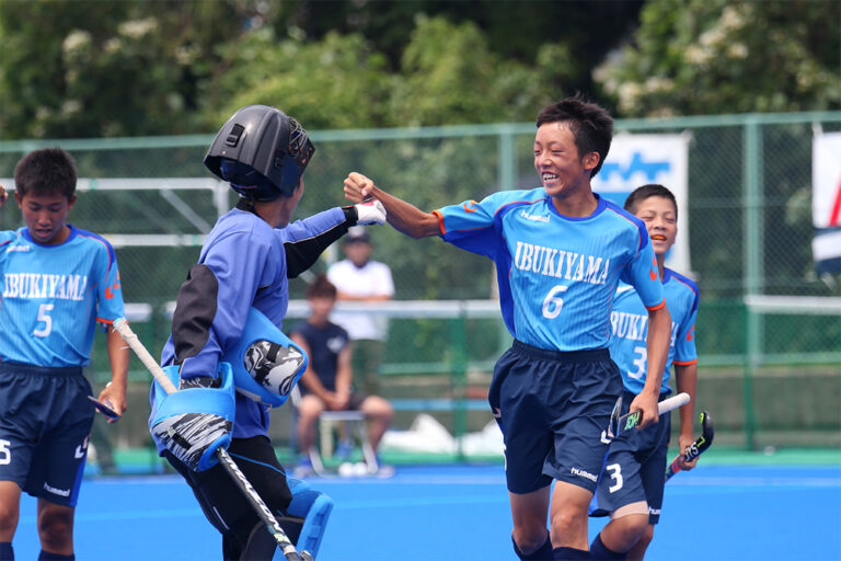 第49回 全日本中学生選手権大会 最終日 男子決勝戦 (米原市立伊吹山中学校 (滋賀県) vs 日光市立今市中学校 (栃木県) ) の様子 2019/8/19 Photo by 西村卓