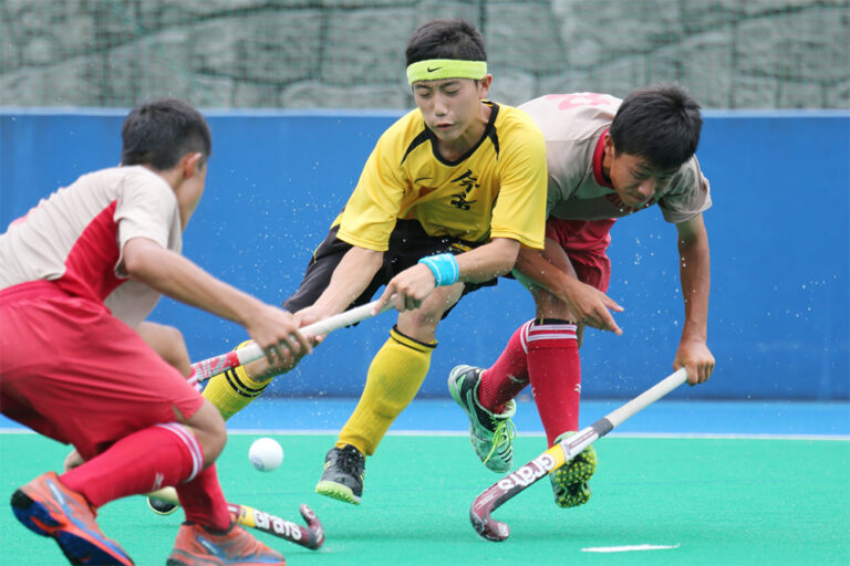 第47回 全日本中学生ホッケー選手権大会 男子競技の様子 (2017/8/19〜8/21) Photo by 西村卓