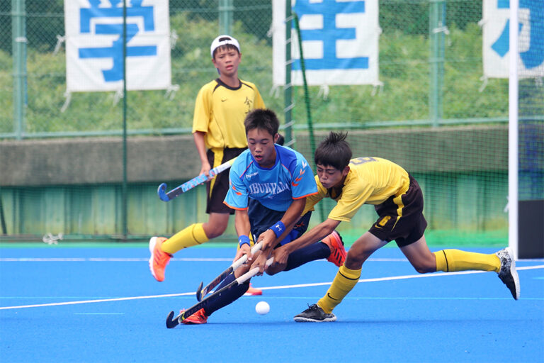 第49回 全日本中学生選手権大会 最終日 男子決勝戦 (米原市立伊吹山中学校 (滋賀県) vs 日光市立今市中学校 (栃木県) ) の様子 2019/8/19 Photo by 西村卓