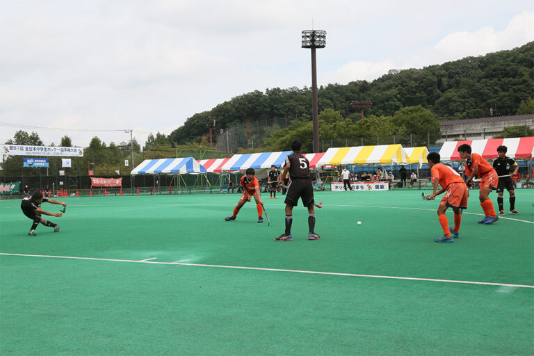 第51回 全日本中学生選手権大会 大会最終日 男子決勝戦 (八頭中学校 vs 東原中学校) の様子 (2021/8/23) Photo by 鈴崎哲夫