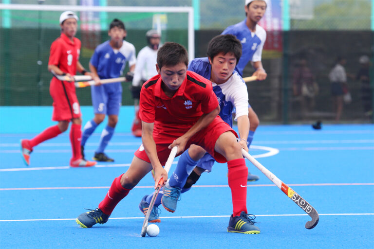 第48回 全日本中学生選手権大会 男子競技中の様子 (2018/8/18〜8/20) Photo by 西村卓