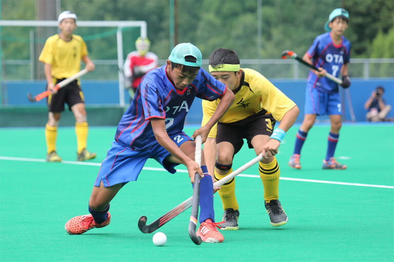 第47回 全日本中学生ホッケー選手権大会 男子競技の様子 (2017/8/19〜8/21) Photo by 西村卓