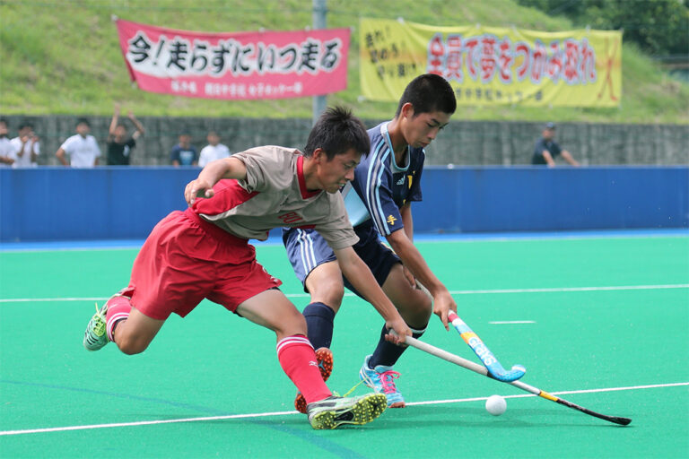 第47回 全日本中学生ホッケー選手権大会 男子競技の様子 (2017/8/19〜8/21) Photo by 西村卓