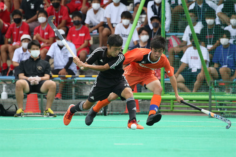 第51回 全日本中学生選手権大会 大会最終日 男子決勝戦 (八頭中学校 vs 東原中学校) の様子 (2021/8/23) Photo by 鈴崎哲夫