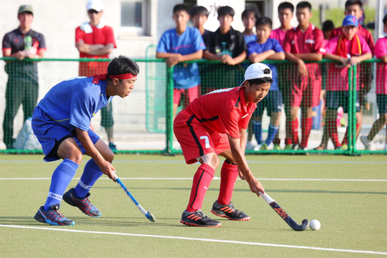 第49回 全日本中学生選手権大会 男子競技中の様子 (2019/8/17〜19) Photo by 西村卓
