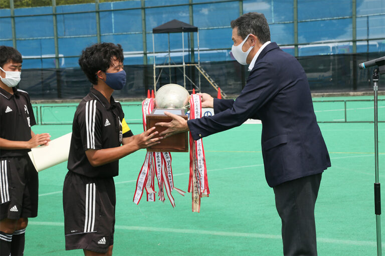 第51回 全日本中学生選手権大会 大会最終日 表彰式の様子 (2021/8/23) Photo by 鈴崎哲夫