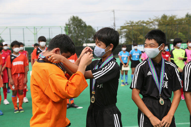第51回 全日本中学生選手権大会 大会最終日 表彰式の様子 (2021/8/23) Photo by 鈴崎哲夫
