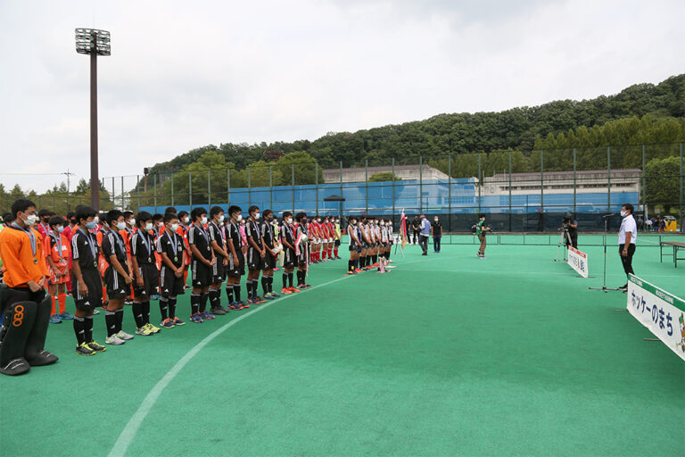 第51回 全日本中学生選手権大会 大会最終日 表彰式の様子 (2021/8/23) Photo by 鈴崎哲夫
