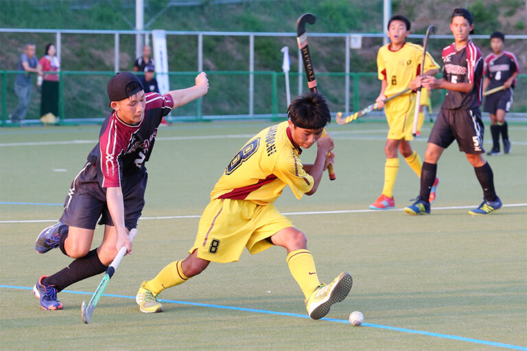 第49回 全日本中学生選手権大会 男子競技中の様子 (2019/8/17〜19) Photo by 西村卓