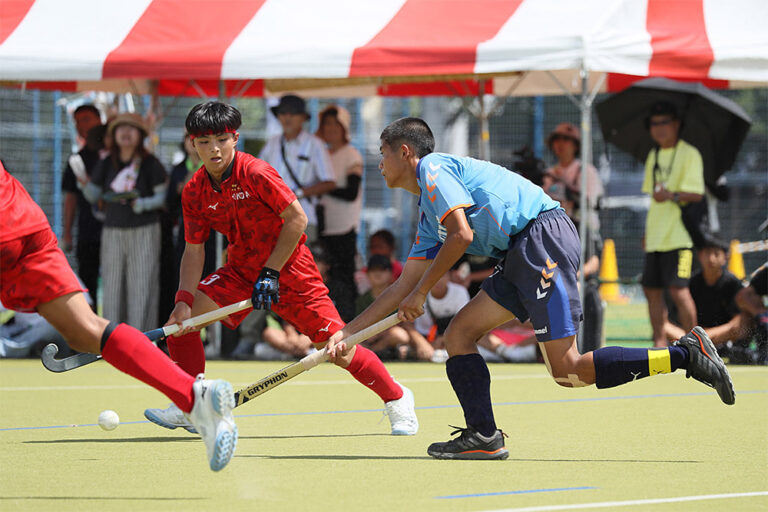 第56回 全日本中学生男子選手権大会 大会最終日 準決勝 (横田中学校 vs 伊吹山中学校) の様子 (2026/8/17) Photo by 佐藤茂樹