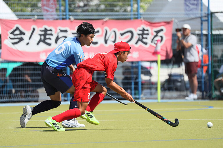 第56回 全日本中学生男子選手権大会 大会最終日 準決勝 (横田中学校 vs 伊吹山中学校) の様子 (2026/8/17) Photo by 佐藤茂樹