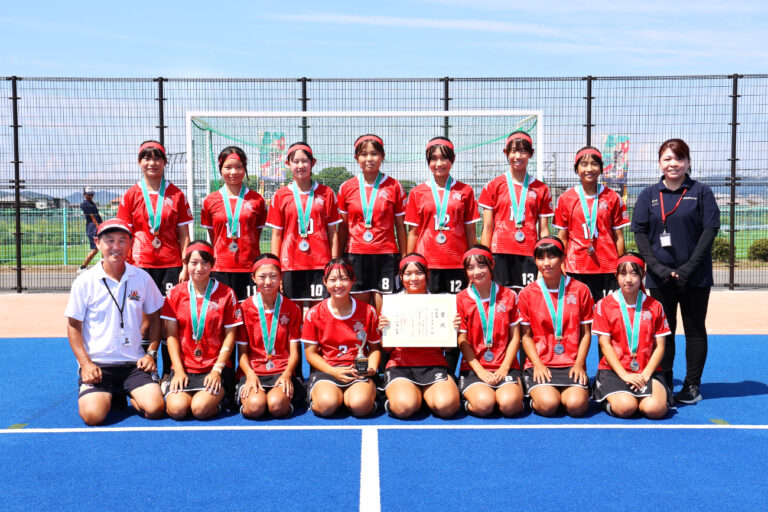 第55回 全日本中学生選手権大会
女子準優勝・越前町立朝日中学校 (福井県)
2025/8/18 Photo by 西村卓
