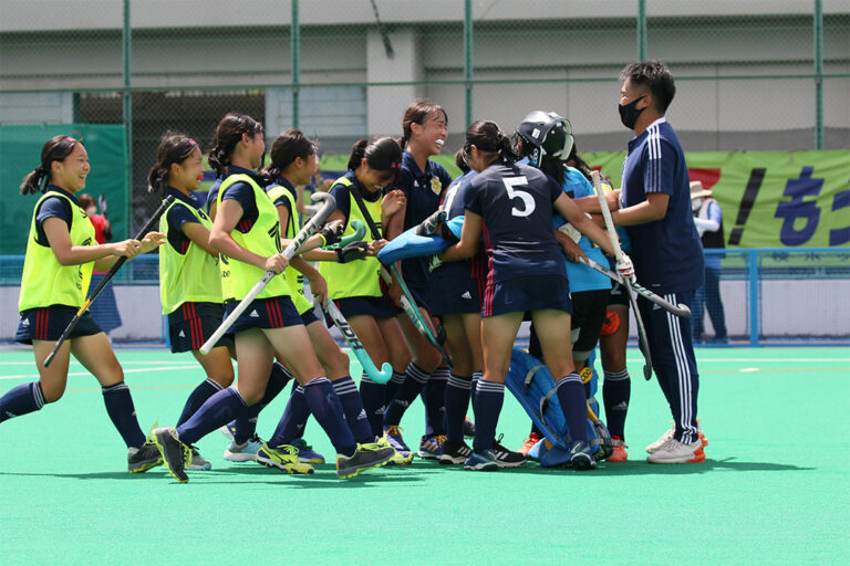 第52回 全日本中学生選手権大会 女子決勝戦 (石動中学校 vs 今市・落合中学校) の様子 (2022/8/22) Photo by 鈴崎哲夫