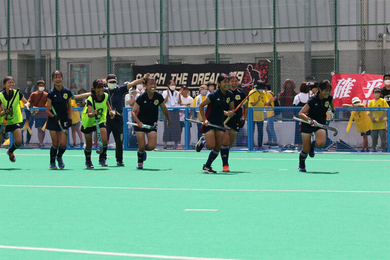 第52回 全日本中学生選手権大会 女子決勝戦 (石動中学校 vs 今市・落合中学校) の様子 (2022/8/22) Photo by 鈴崎哲夫