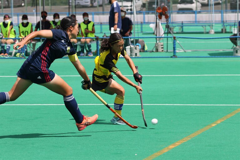 第52回 全日本中学生選手権大会 女子決勝戦 (石動中学校 vs 今市・落合中学校) の様子 (2022/8/22) Photo by 鈴崎哲夫