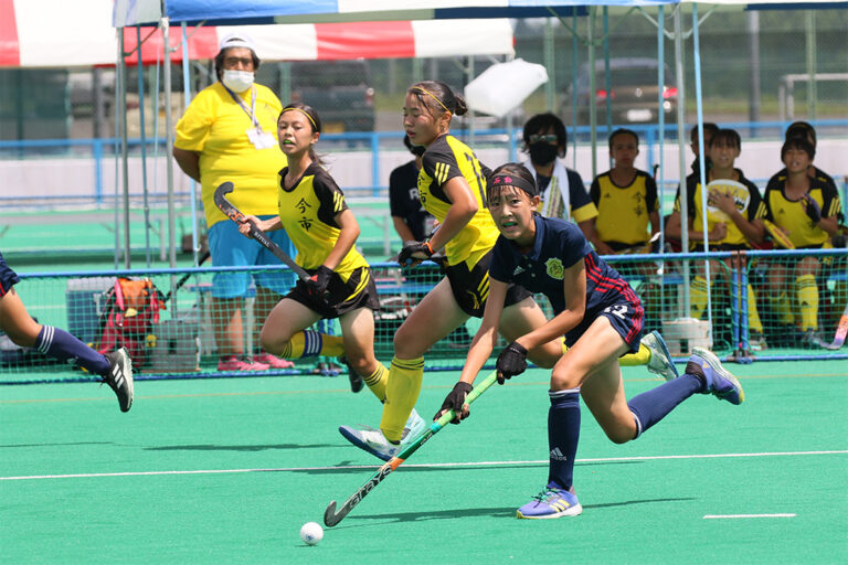 第52回 全日本中学生選手権大会 女子決勝戦 (石動中学校 vs 今市・落合中学校) の様子 (2022/8/22) Photo by 鈴崎哲夫