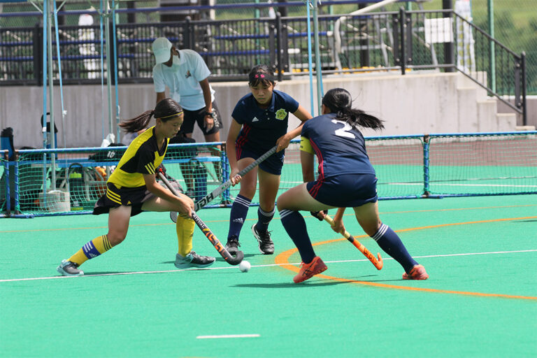第52回 全日本中学生選手権大会 女子決勝戦 (石動中学校 vs 今市・落合中学校) の様子 (2022/8/22) Photo by 鈴崎哲夫
