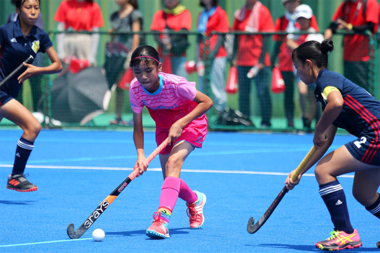 第49回 全日本中学生選手権大会 女子競技中の様子 (2019/8/17〜19) Photo by 西村卓