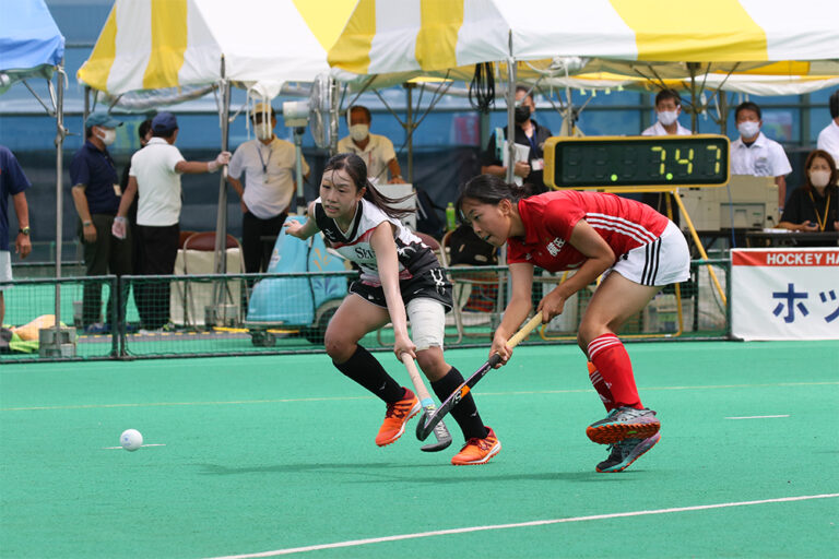 第51回 全日本中学生選手権大会 大会最終日 女子決勝戦 (瀬戸中学校 vs 横田中学校) の様子 (2021/8/23) Photo by 鈴崎哲夫