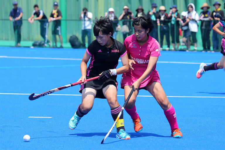 第49回 全日本中学生選手権大会 女子競技中の様子 (2019/8/17〜19) Photo by 西村卓