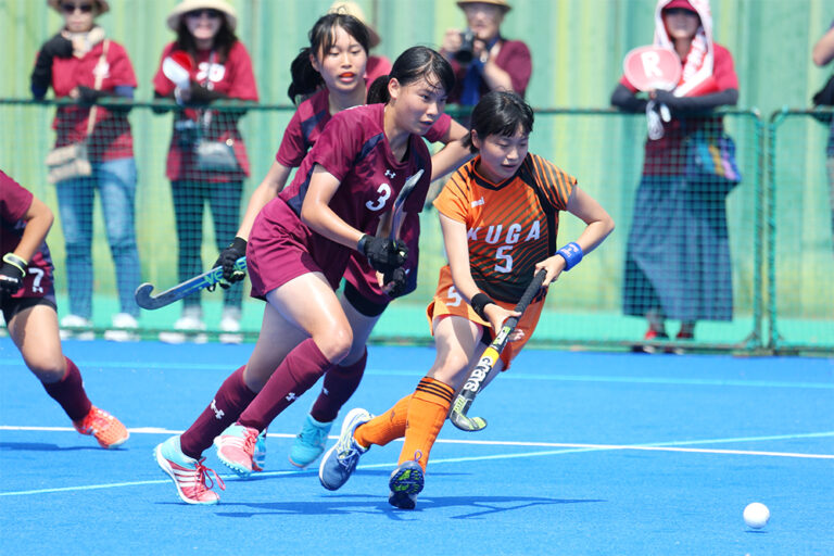 第49回 全日本中学生選手権大会 女子競技中の様子 (2019/8/17〜19) Photo by 西村卓