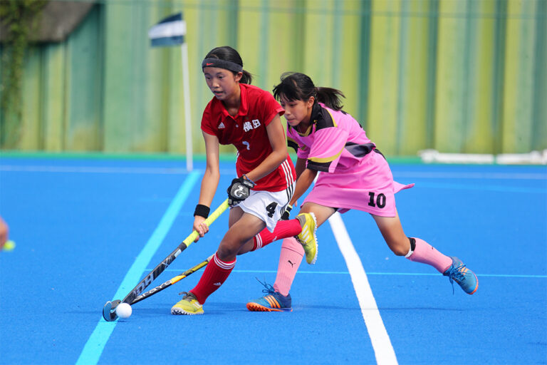 第49回 全日本中学生選手権大会 女子競技中の様子 (2019/8/17〜19) Photo by 西村卓